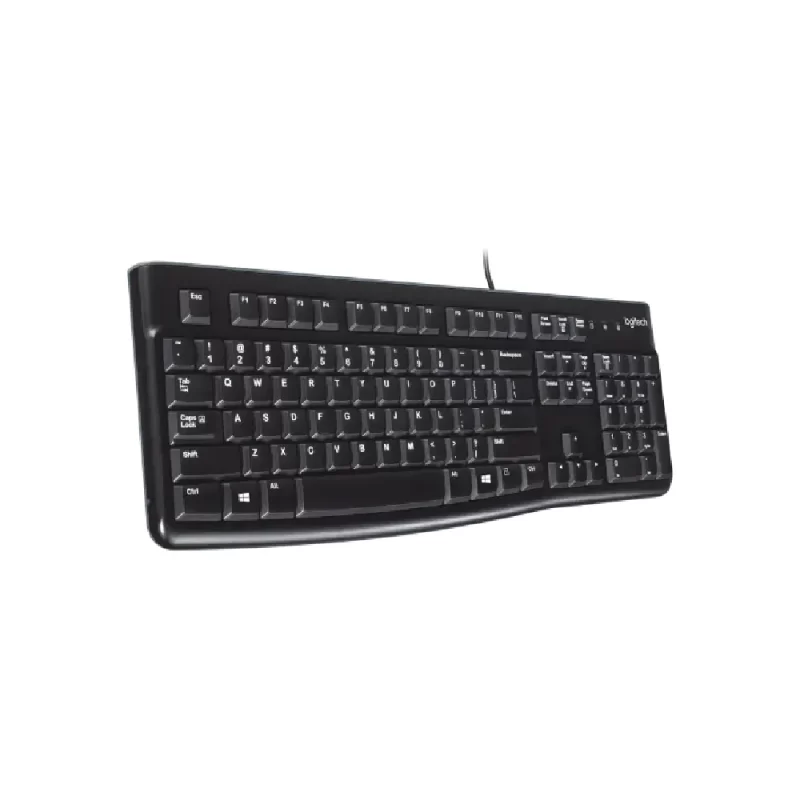 Logitech K120 Wired Keyboard, 3-Year Limited Hardware Warranty, Black