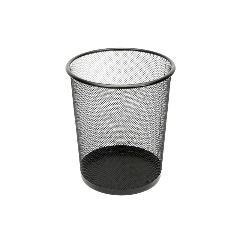 Metal Mesh Multipurpose Stainless Steel Open-Top Dustbin for Waste, Size 28 x 19 x 23 cm
