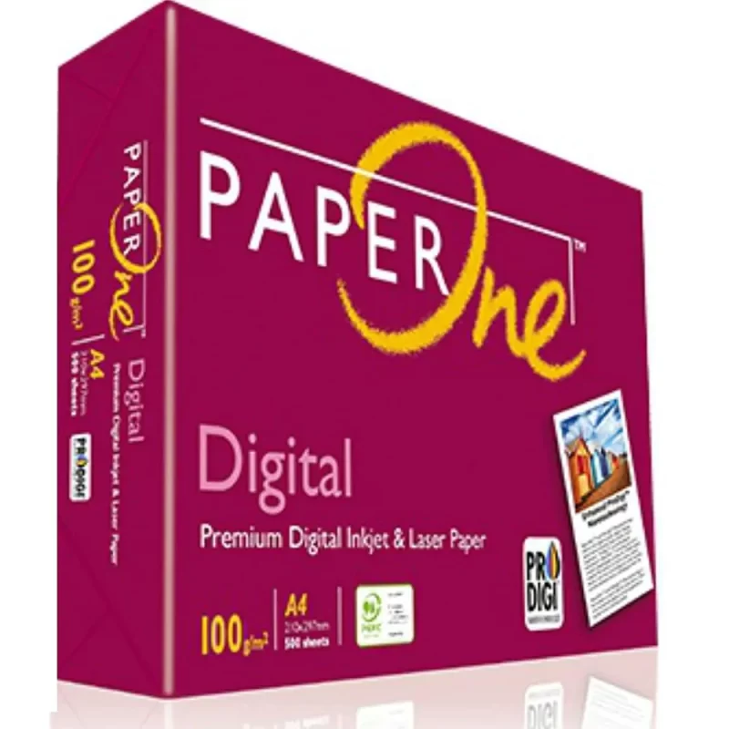 Paper One A4 100 GSM Paper, High Thickness For Duplex Printing, Precision Cut Edges, Superb Smoothness For Exceptional Print, High Whiteness (1 Pack of 500 Sheets)