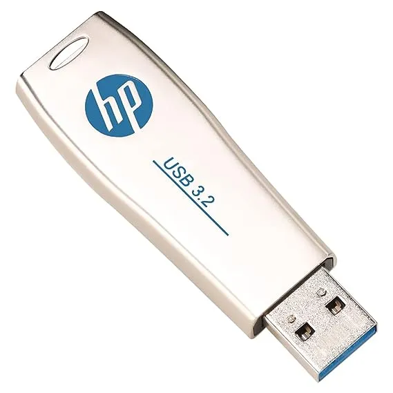 HP 32GB Metal Pen Drive USB 3.2 Colour Light Gold, X779W