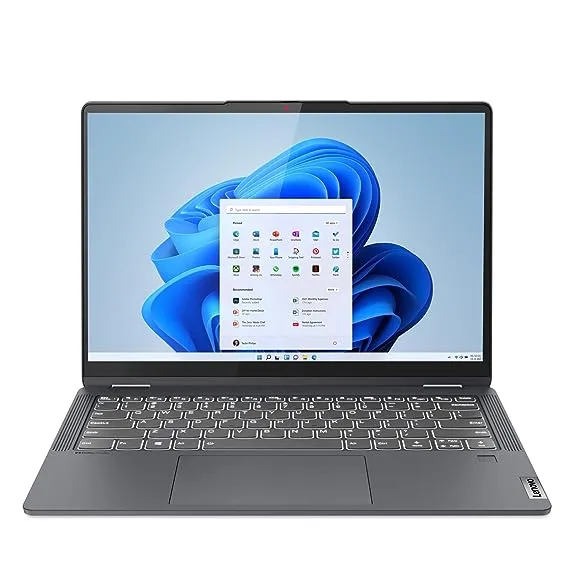 Lenovo IdeaPad Flex 5i/ Intel Core i5 1235U/ 8GB RAM / 512 SSD/ 14"FHD IPS 2-in-1 Convertible Touchscreen Laptop/ Storm Grey/ (82R70068IN)