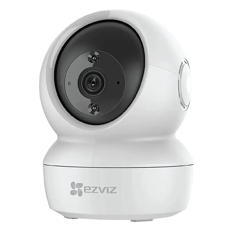 EZVIZ C6N-2MP Smart Wifi Indoor Camera, Built In Microphone with 360° Panoramic View And Smart IR Night Vision, 100% wireless, Supports 2.4GHz WiFi Band, Made in India