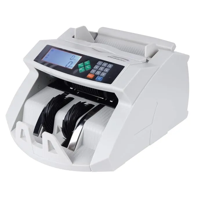 Gobbler Currency Counter GB 6388MG with Additional Display for Customer, Heavy-Duty for Business with Advanced Fake Note Detection Using UV/ MG and Colour LCD Display, Counts All Old & New Notes