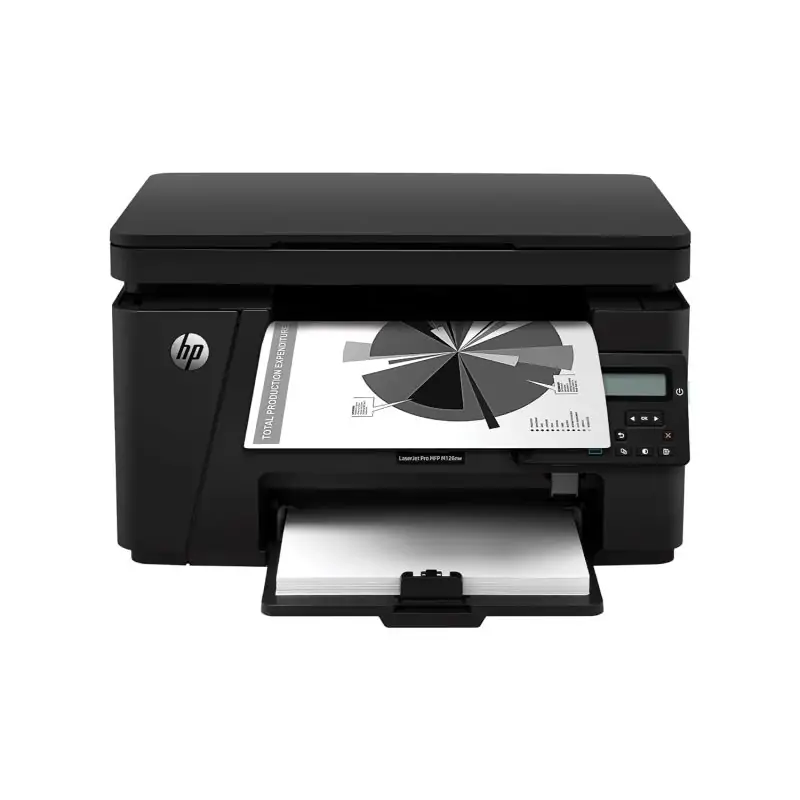HP Laserjet Pro MFP m126nw Multi-Function All in One Wi-Fi Printer with Print, Scan, Copy and USB 2.0 Connectivity, Lightning Print Speed Upto 21 ppm, Black